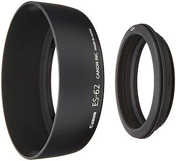 【中古】Canon レンズフード ES-62(アダプターリング付き)