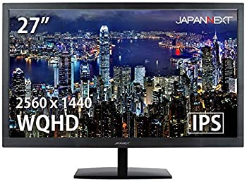 【中古】JN-IPS2777WQHD [27型広広としたWQHD LED管する IPS系ダイアログボックスやとい入れる 液晶見せびらかす]
