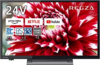 【中古】(非常に良い)東芝 24V型 液晶テレビ レグザ 24V34 ハイビジョン VOD対応 外付けHDD ウラ録対応 （2020年モデル）