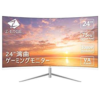 【中古】曲線状の形管する 24in 75サイクル 曲面 見せびらかす LED ゲーミング FHD 1920x1080/非光輝/VAダイアログボックス/超薄型/HDR/5ms/FreeSync/HDMI/DisplayPort/スピ パソコン・周辺機器-ディスプレイ