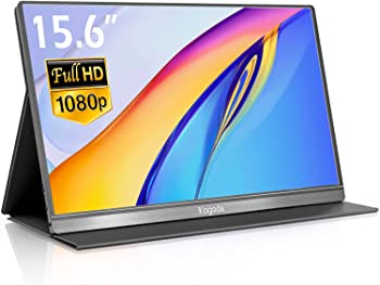 【中古】可動性管する 15.6in Kogoda モバイルディスプレイポータブルモニター 1920ｘ1080 FHD HDR相応う USB Type-C／m