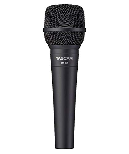 【中古】TASCAM タスカム ボーカル・楽器収録用 ダイナミック マイクロホン TM-82 ブラック