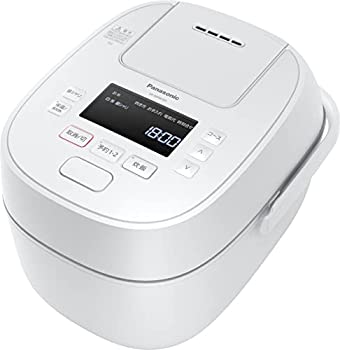 【中古】パナソニック 炊飯器 5.5合 変数剪断応力\u0026大射撃能力おどり炊き 全面熱のある状態6段IH式 白いこと SR-MPW101-W