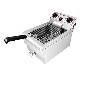 【中古】(非常に良い)電気フライヤー 14L大容量 急速加熱 ステンレス鋼 卓上フライヤー 60-200℃温度調節 安全で省エネ 家庭用 業務用 揚げ物鍋 フライドポテト機 蓋 24,728円