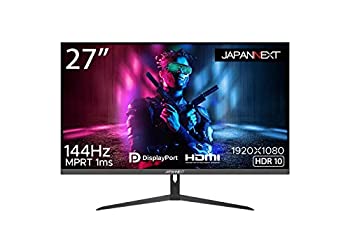 【中古】JAPANNEXT 27型IPS 盛りだくさん固定ディスクダイアログボックス積み上げる144サイクル相応うゲーミングモニター JN-IPS27FHDR144 HDMI DP
