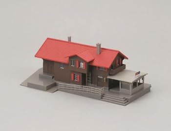 【中古】KATO Nゲージ アルプスの氷河特急 スイスの駅舎 23-245A ジオラマ用品