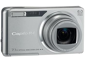 【中古】RICOH デジタル写真器 Caplio R4 しろがね色 デジタルカメラ-カメラ・ビデオカメラ・光学機器
