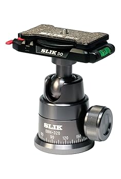 【中古】SLIK（スリック） SBH-320 プロフェッショナル ボールヘッド 320 DQ-L クイックリリース付き 15.4ポンド