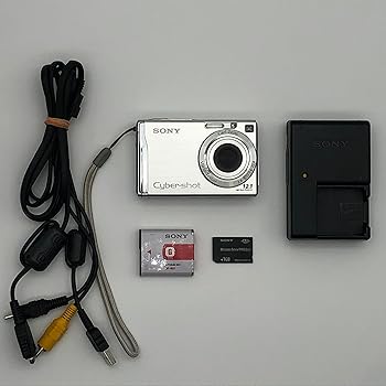 【中古】SONY デジタル写真機 Cyber-Shot(サイバーショット) W200 しろがね色 DSC-W200
