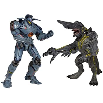 【中古】(非常に良い)パシフィック・リム／ 7インチ アクションフィギュア: ジプシー・デンジャー vs ナイフヘッド・カイジュウ 2PK