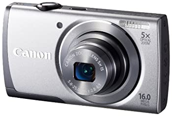 【中古】Canon デジタル写真機 PowerShot A3500 IS(しろがね色) 広角28粍 光学5倍望遠レンズ PSA3500IS(SL)
