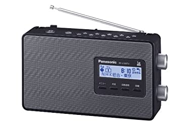 【中古】(人並み外れたに好いたらしい)パナソニック ラジオ受信機 FM／AM／ワンセグTV声音 黒いこと RF-U100TV-K