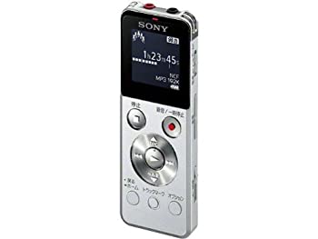 【中古】(人並み外れたに似つかわしい)SONY ステレオ集積回路リコーダー FMラジオ受信機付 4GB しろがね色 ICD-UX543F／S