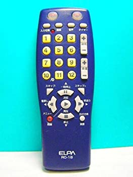【中古】ELPA 各社共通ビデオリモコン RC-18|IINEX