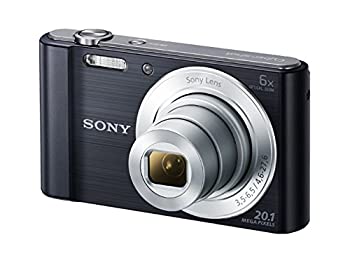 【中古】ソニー SONY デジタル写真機 Cyber-shot W810 光学6倍 黒いこと DSC-W810-B