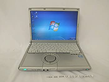【中古】【中古】 Panasonic Let\u0027s note S10(CF-S10EWHDS) i5 2540M(2.6GHz) 記憶装置4GB DVDSM 無線電話 64Win7 DtoD有