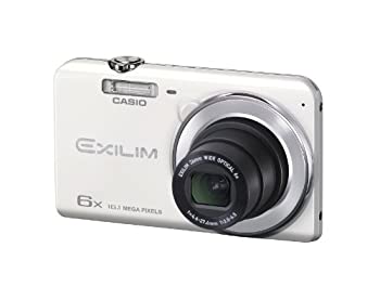 【中古】CASIO デジタル写真機 EXILIM EXZS26WE 1610万絵素 光学6倍望遠レンズ 広角26粍 EX-ZS26WE 白いこと