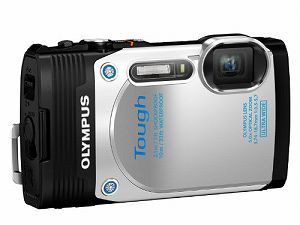 【中古】(人並み外れたに好いたらしい)OLYMPUS デジタル写真機 STYLUS TG-850 Tough 白いこと 雨合羽動作10m モビール式液晶管する TG-850 Tough WHT