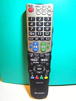 【中古】シャープ テレビリモコン GA814WJSA