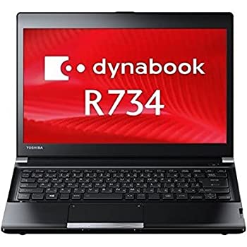 【中古】(非常に良い)[東芝 PR734KAA137AD71] dynabook R734／K:i5-4300M／4G／320G_HDD／ドライブ無／7Pro DG／Office無｜IINEX