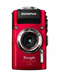 【中古】OLYMPUS デジタルカメラ STYLUS TG-3 Tough レッド 1600万画素CMOS F2.0 15m防水 100kgf耐荷重 GPS+電子コンパス&内蔵Wi-Fi TG-3 RED