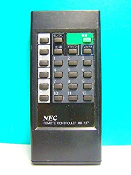 【中古】NEC テレビリモコン RD-137