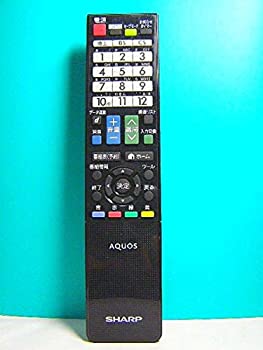 【中古】シャープ テレビリモコン GB077WJSA