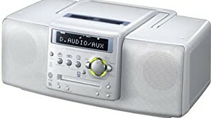 【中古】(非常に良い)ケンウッド CD・MD・ラジオパーソナルステレオシステム (ホワイト) MDX-L1-W｜IINEX