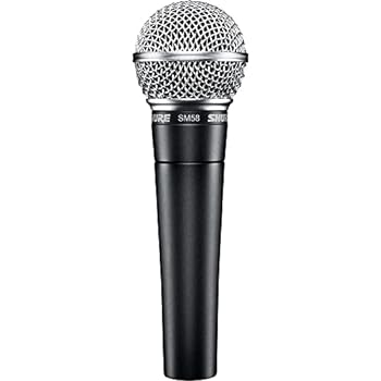 【中古】SHURE シュア ダイナミックマイク SM58-LCE : ON/OFFスイッチなし 単一指向性 カーディオイド XLR 有線 ボーカル 歌 ライブ 収録 配信 録音 レコ