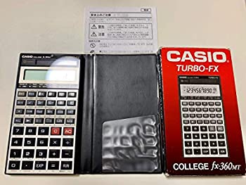 【中古】カシオ計算機 ラ-ンプログラム機能搭載関数電卓 FX-360MT