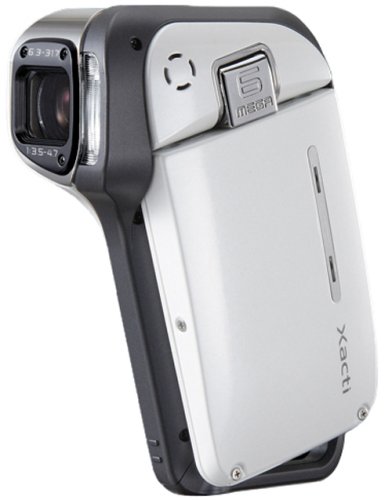 【中古】(非常に良い)SANYO 防水型デジタルムービーカメラ Xacti (ザクティ)シリーズ (シェルホワイト) DMX-CA65(W)｜IINEX