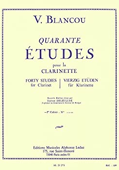 【中古】ブランク : 40の練習曲 第一巻 (クラリネット教則本) ルデュック出版 9,117円
