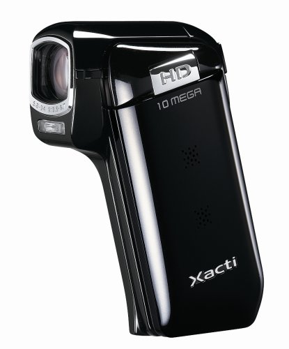【中古】SANYO 高品位テレビ デジタルムービーカメラ Xacti (ザクティ) DMX-CG10 黒いこと DMX-CG10(K)