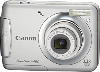 【中古】Canon デジタルカメラ PowerShot (パワーショット) A480 シルバー PSA480(SL)|IINEX