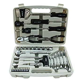【中古】E-Value ガレージツールセット Jr. バイク・自動車メンテナンス用 45点組 ETS-45G