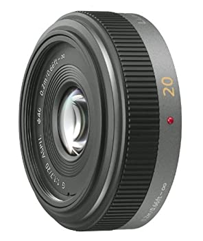 【中古】パナソニック 単興味の中心 広角ホットケーキ水晶体 マイクロフォーサーズ用 ルミックス G 20粍／F1.7 ASPH. H-H020