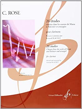【中古】(非常に良い)ローズ : 26の練習曲 (クラリネット教則本) ビヨドー出版｜IINEX
