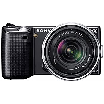 【中古】ソニー SONY デジタル一眼α NEX-5 ズームレンズキット ブラック NEX-5K/B|IINEX