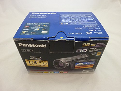 【中古】(非常に良い)パナソニック デジタルハイビジョンビデオカメラ TM750 内蔵メモリー96GB メタリックグレー HDC-TM750-H|IINEX