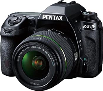 【中古】PENTAX デジタル一眼二眼レフ写真機 K-5 18-55水晶体一揃いの道具 K-5LK18-55WR