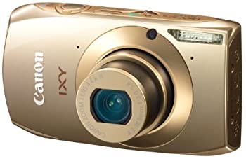 【中古】Canon デジタル写真機 IXY32ゴールド IXY32S(GL) 1210万絵素 光学4.4倍望遠レンズ 3.2型ワイドタッチパネル 盛りだくさん固定ディスク映像