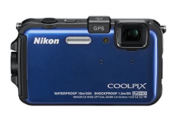 【中古】Nikon デジタル写真機 COOLPIX (クールピクス) AW100 綿津見青碧 AW100BL
