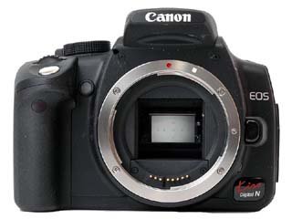 【中古】(非常に良い)Canon EOS KISS デジタル N ブラック ボディ Body KISSDNB-BODY｜IINEX
