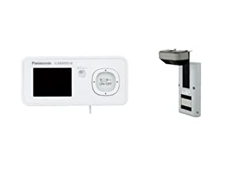 【中古】(非常に良い)Panasonic ワイヤレスドアモニター ドアモニ マシュマロホワイト ワイヤレスドアカメラ+モニター親機 各1台セット VL-SDM100-W|IINEX