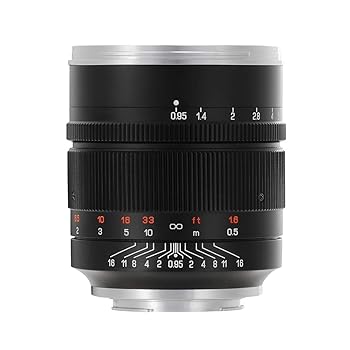 【中古】中一光学 SPEEDMASTER 50粍 F0.95 III RFマウント EOS-R（ZHONG YI OPTICS） 水晶体