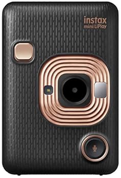 【中古】富士フイルム(FUJIFILM) チェキ インスタントカメラ/スマホプリンター instax mini LiPlay エレガントブラック INS MINI HM1 ELEGANT BLACK