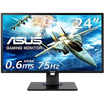 【中古】ASUS ゲーミングモニター VG245HE-J 24インチ/フルHD/0.6ms/75Hz/HDMIx2/FreeSync/ブルーライト軽減/VESA対応/国内正規品 18,617円