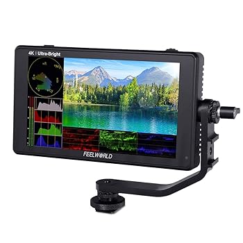【中古】(人並み外れたに好いたらしい)FEELWORLD LUT6S 6in 超高明快さ 2600nits HDR / 3D LUT タッチスクリーンデジタル一眼レフカメラフィールドモニター、砂紋ベクトルスコープヒ
