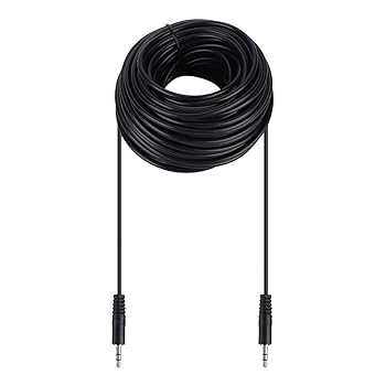 【中古】xuuyuu オーディオケーブル 4mm 極細スリムコネクタ ステレオミニプラグ 20m ステレオミニプラグ ヘッドホン延長ケーブル(20M)