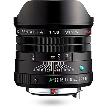 【中古】ペンタックス 固定ディスク PENTAX-FA 31mmF1.8 Limited 黒いこと 広角単興味の中心水晶体 20210